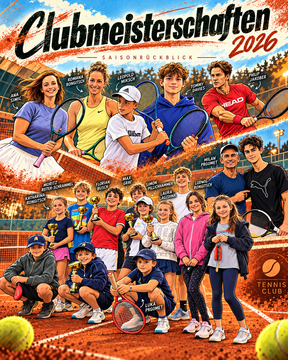 Clubmeisterschaften 2026 - unsere Sieger*innen